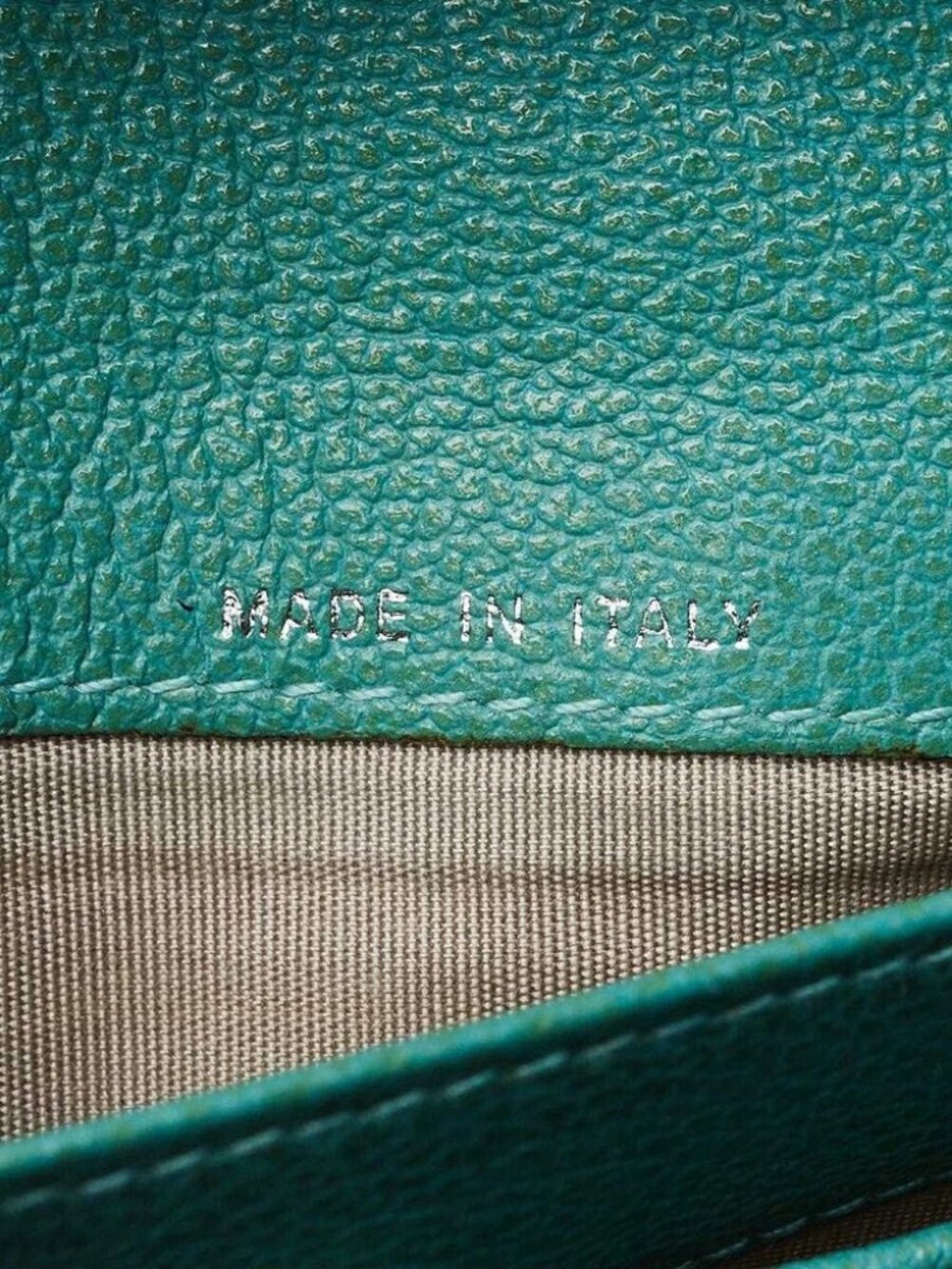 Chanel Green Leather Camellia Long Wallet - Picture 8 of 10